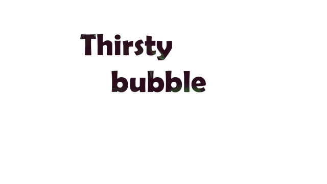 Thirsty Bubble Logo