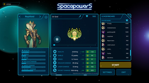 Spacepowers for linux