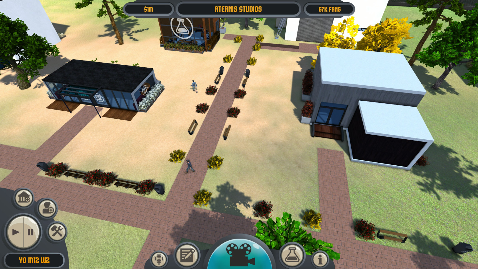 Filmmaker Tycoon is a next generation movie tycoon simulation game! You're the producer of your very own movie studio! Hire actors, build movie sets, make films, move up in the industry, and watch your finished films in Filmmaker Tycoon.