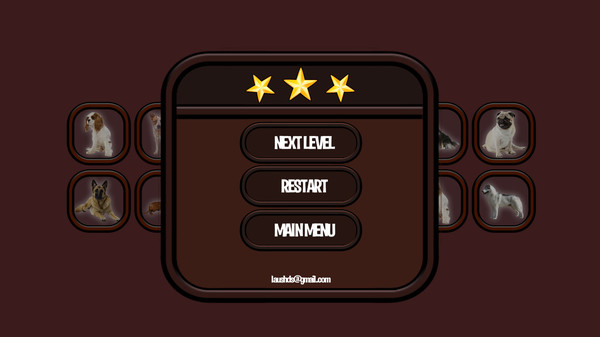 Animals Memory: Dogs game for Linux 1