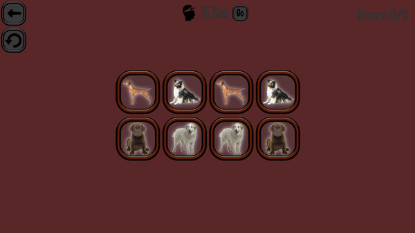 Animals Memory: Dogs game for windows Pc 1