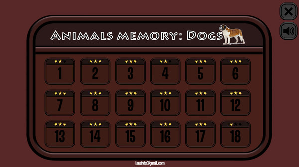Animals Memory: Dogsfor windows and Linux 1