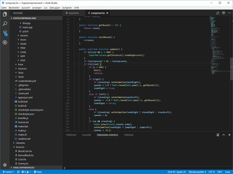 Kode Studio game for Linux 1