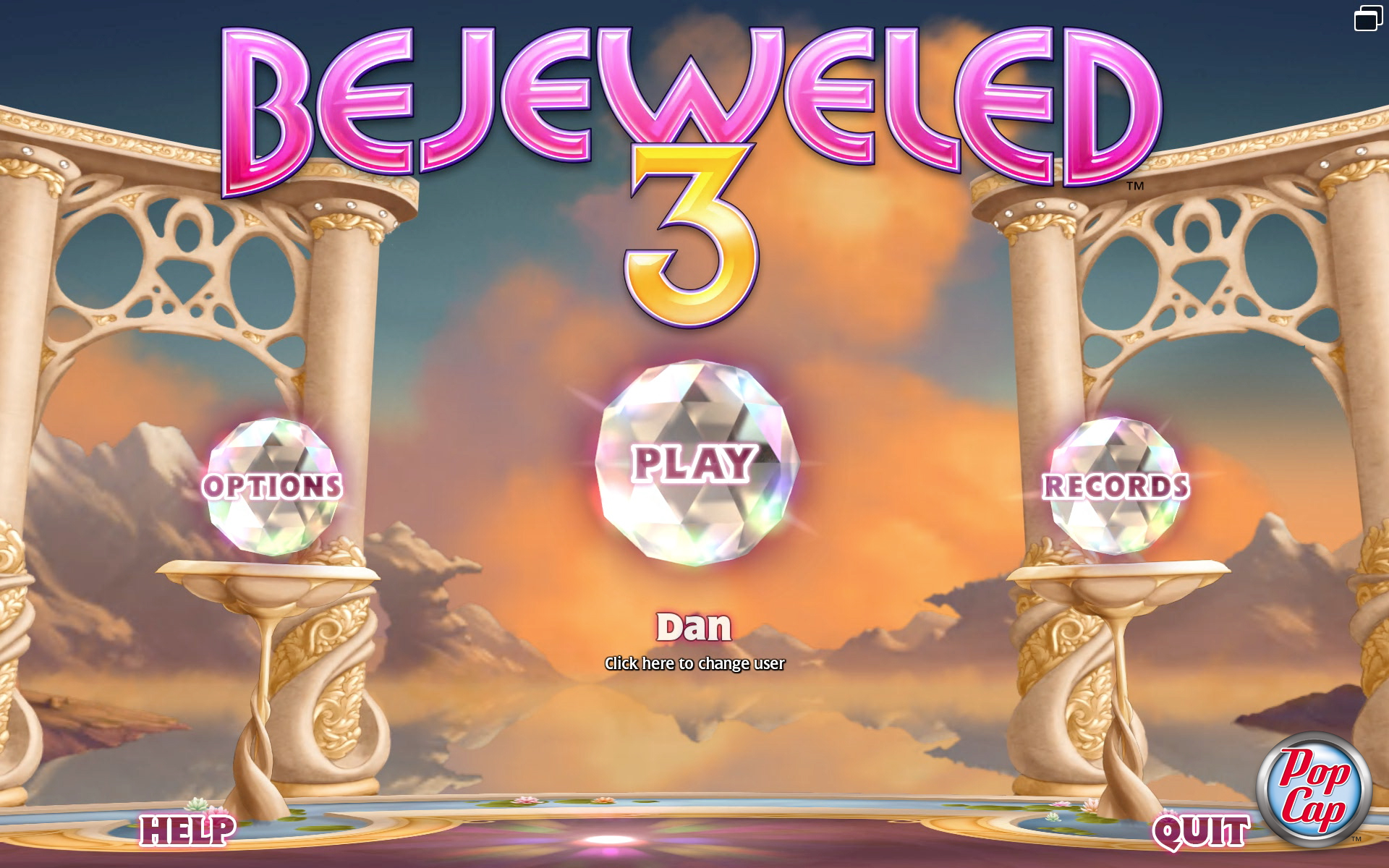 Bejeweled 3 screenshot