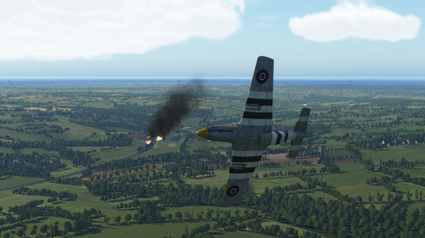 Скриншот из P-51D Mustang: Operation Charnwood Campaign