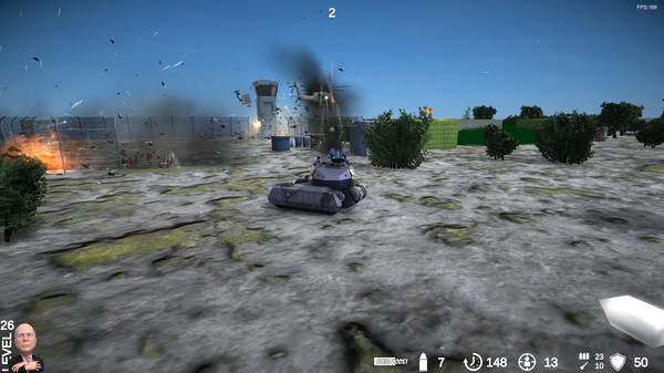 Tank Slam game for Linux 1