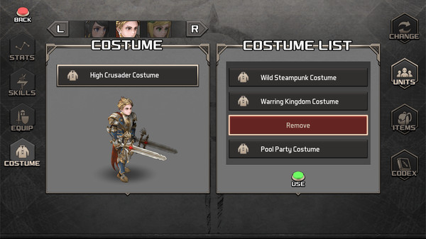 Скриншот из Azure Saga: Pathfinder - High Crusader Costume Pack