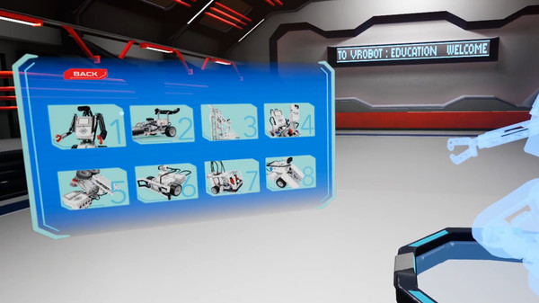 Robotics in VR for linux