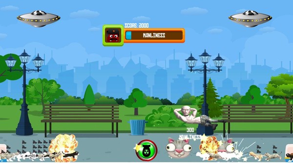 Скриншот из Kicking Kittens: Putin Saves The World