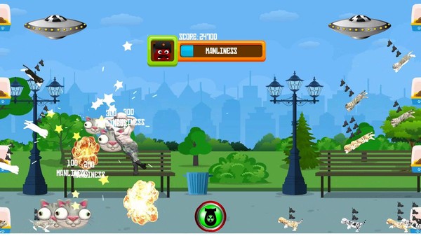Скриншот из Kicking Kittens: Putin Saves The World