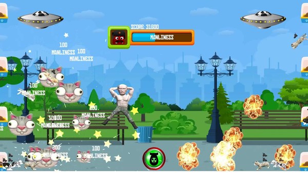 Скриншот из Kicking Kittens: Putin Saves The World