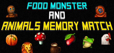 Food Monster and Animals Memory Match cover art