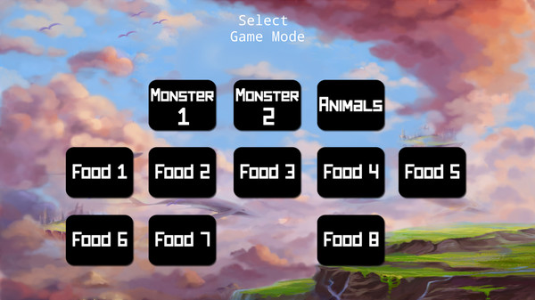 Скриншот из Food Monster and Animals Memory Match