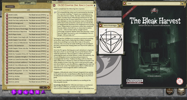 Скриншот из Fantasy Grounds - The Bleak Harvest (PFRPG)