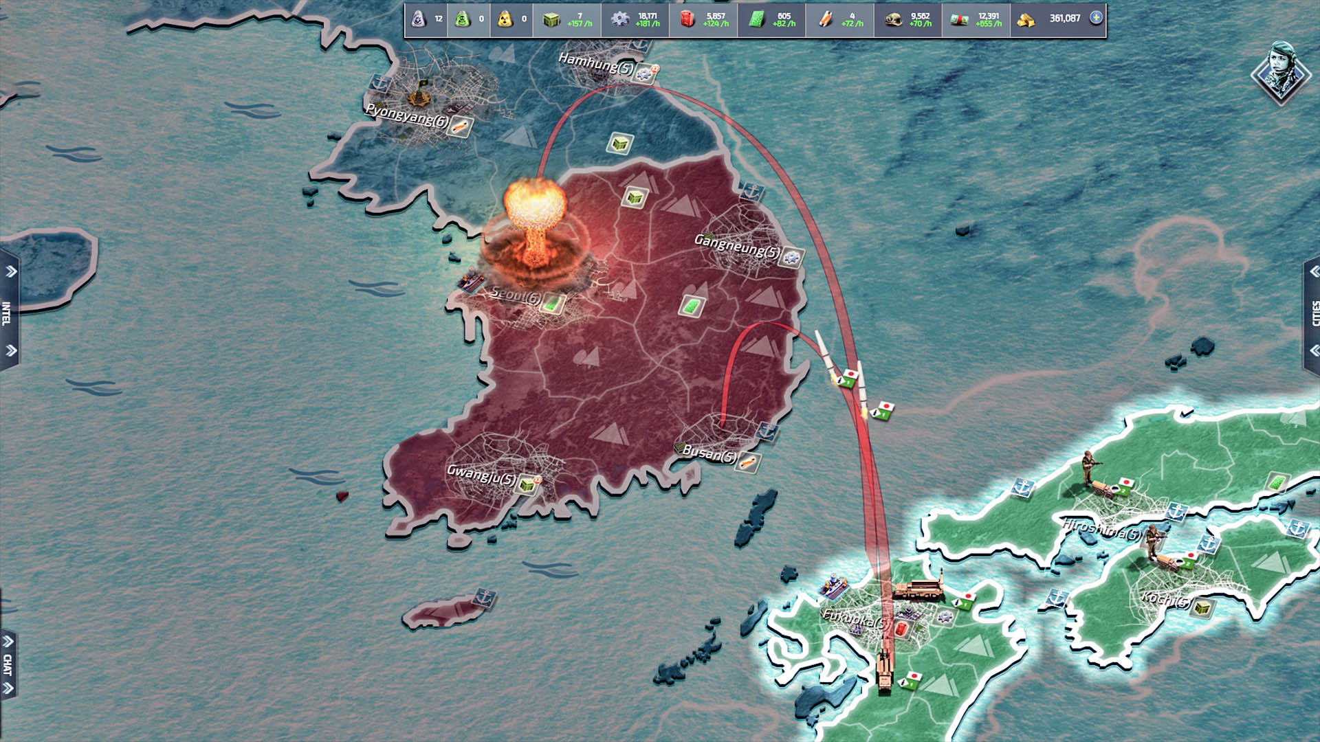 CONFLICT OF NATIONS: WORLD WAR 3 On Steam