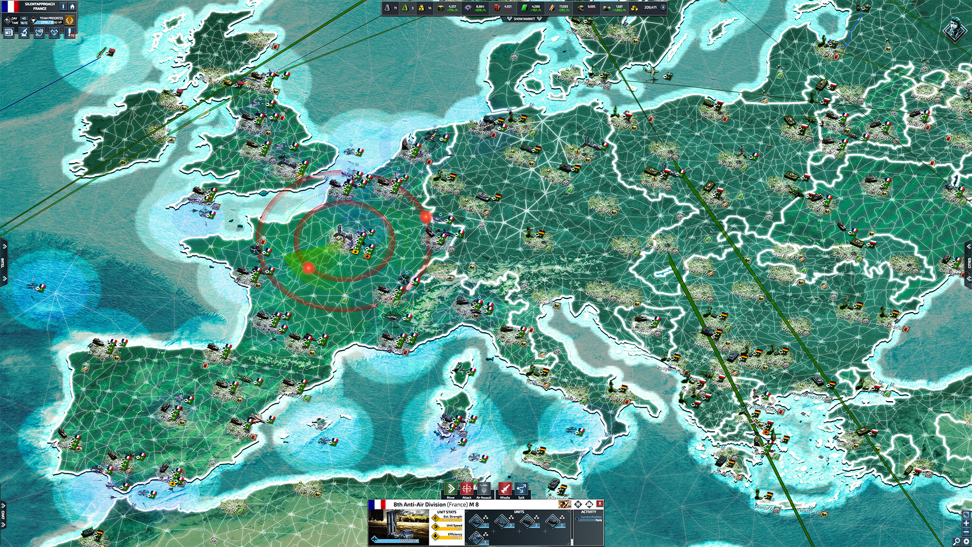 conflict of nations modern war cheats