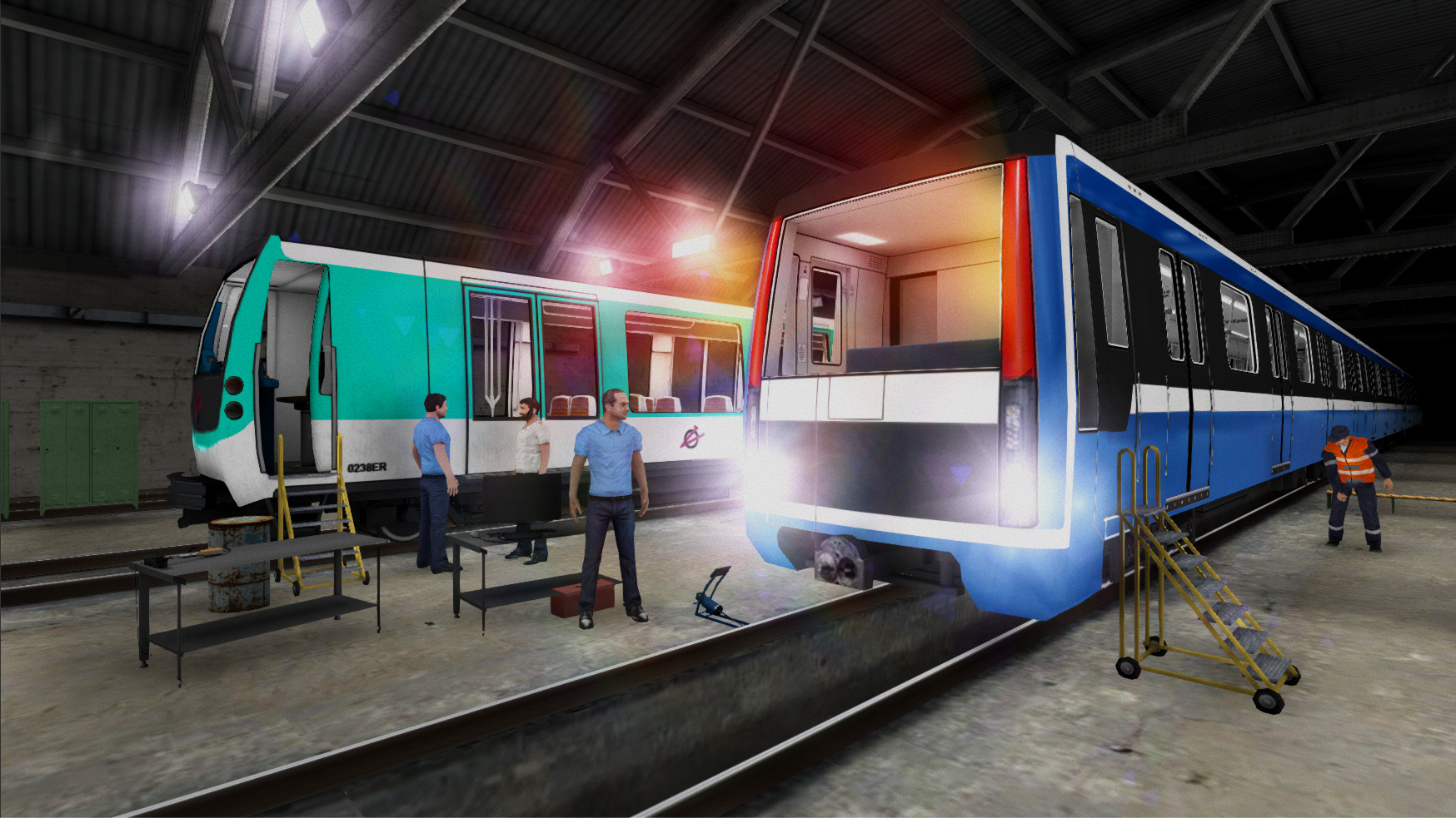 metro train driving simulator games