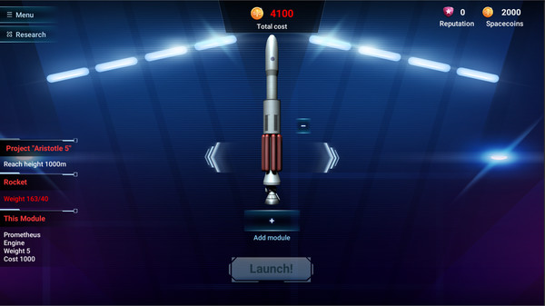 Скриншот из Space Launch Engineer