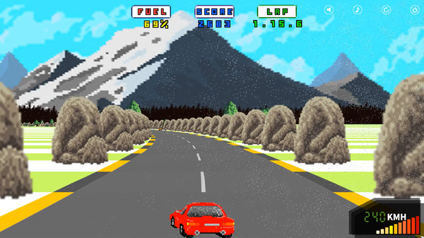 MY 1980's DASHBOARD game for Linux 1