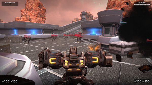 Steel Arena: Robot War game for Linux 1