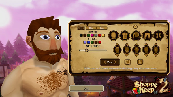 Shoppe Keep 2 Character Creator Preview-游戏截图