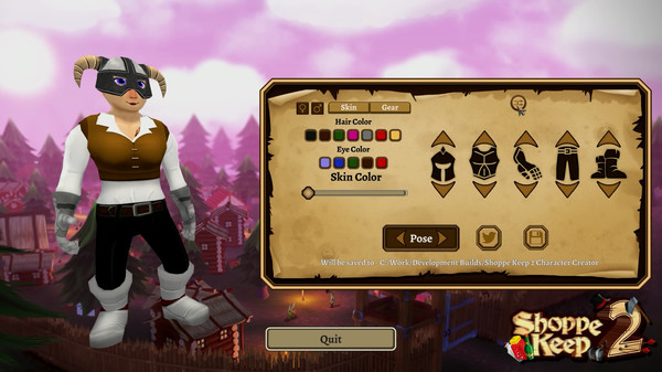 Shoppe Keep 2 Character Creator Preview-游戏截图