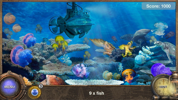 Hidden Object Adventure: Captain Nemo. Objets Cachés game for Linux 1