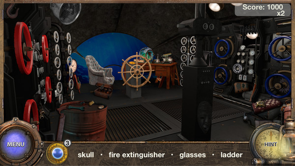 Hidden Object Adventure: Captain Nemo. Objets Cachés game for windows Pc 1