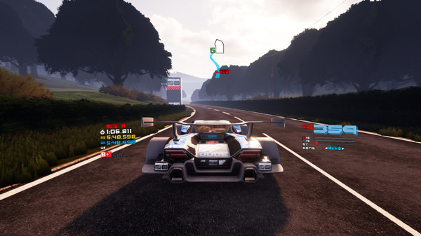 ZEROCAR: Future Motorsport game for Linux 1