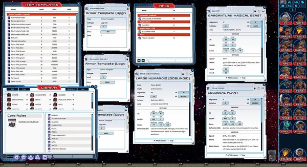 Скриншот из Fantasy Grounds - Starfinder RPG - Ruleset