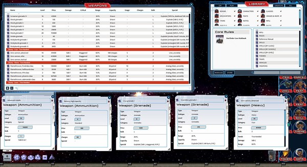 Скриншот из Fantasy Grounds - Starfinder RPG - Ruleset