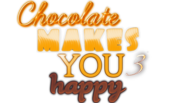 Chocolate makes you happy 3 Logo