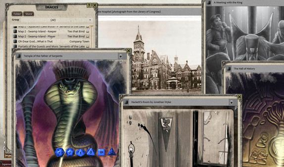 Скриншот из Fantasy Grounds - Doors to Darkness (CoC7E)