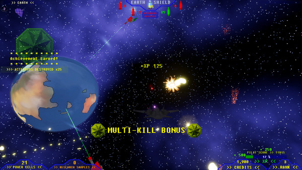 Asteroid Defender! game for Linux 1