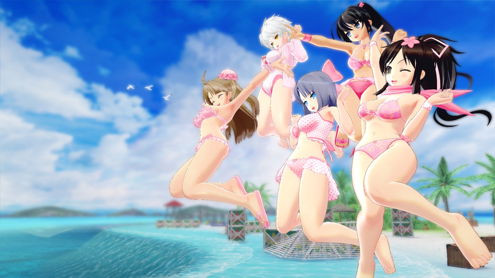 Senran Kagura Peach Beach Splash Sakura Swimsuit Pack On Steam Senran Kagura Peach Beach Splash Sakura Swimsuit Pack On Steam