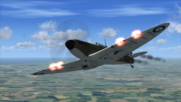 Скриншот из FSX Steam Edition: Dunkirk Spitfire Add-On