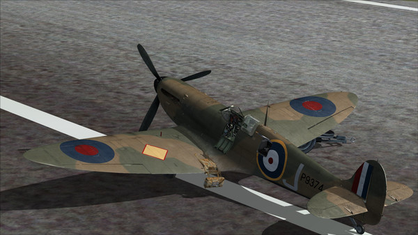 Скриншот из FSX Steam Edition: Dunkirk Spitfire Add-On