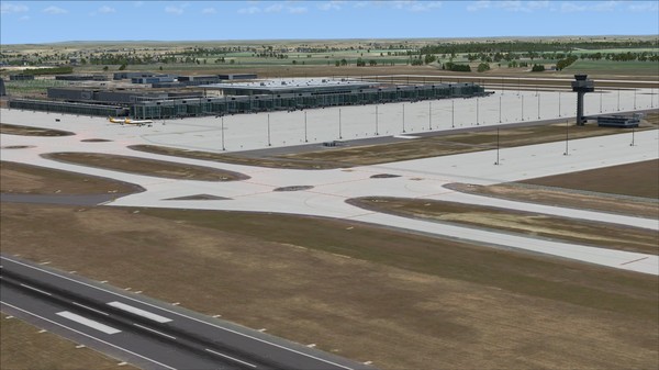 Скриншот из FSX Steam Edition: Mega Airport Berlin Brandenburg Add-On