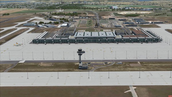 Скриншот из FSX Steam Edition: Mega Airport Berlin Brandenburg Add-On