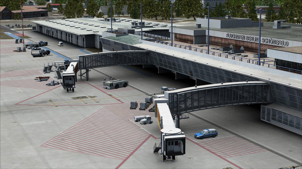 Скриншот из FSX Steam Edition: Mega Airport Berlin Brandenburg Add-On