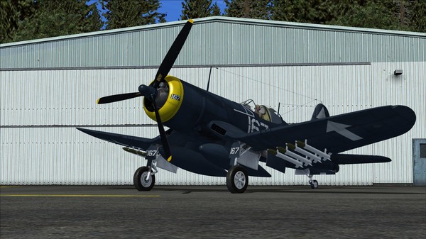 Скриншот из FSX Steam Edition: Aircraft Factory F4U Corsair™ Add-On