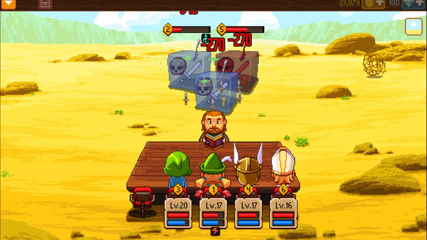 Скриншот из Knights of Pen and Paper 2: Free Edition