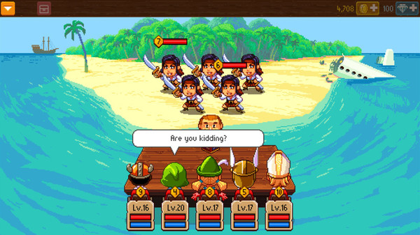 Скриншот из Knights of Pen and Paper 2: Free Edition