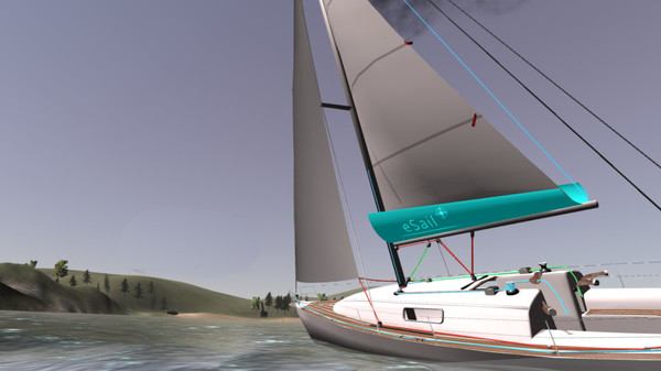 Скриншот из eSail Sailing Simulator