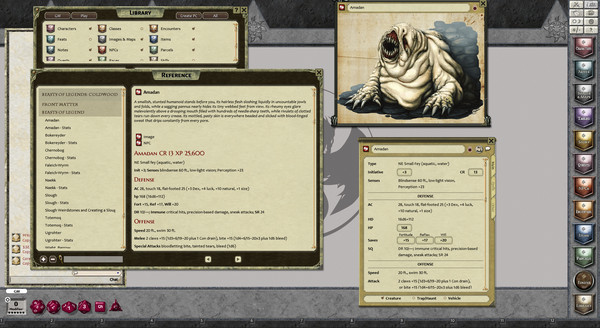 Скриншот из Fantasy Grounds - Beasts of Legend: Coldwood Codex (PFRPG)