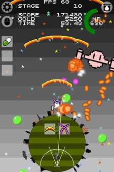 Скриншот из Warawara Invaders