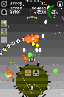 Скриншот из Warawara Invaders