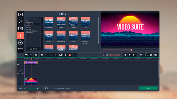 Movavi Video Suite 17 - Video Making Software - Video Editor, Video Converter, Screen Capture, and more game for Linux 1