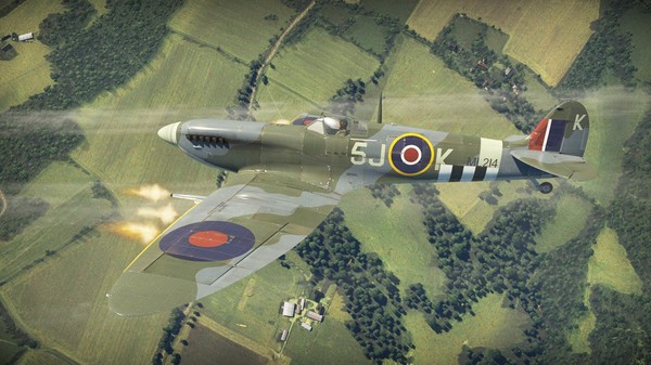 Скриншот из War Thunder - Plagis' Spitfire LF Mk. IX