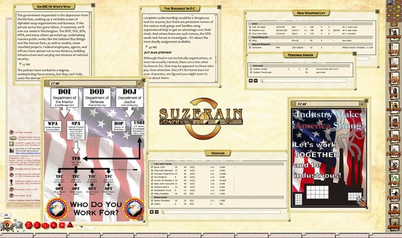 Скриншот из Fantasy Grounds - Suzerain: Noir Knights (Savage Worlds)